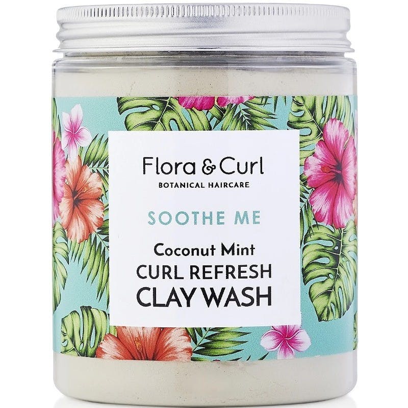 Flora & Curl Coconut Mint Curl Refresh Clay Wash 260 g