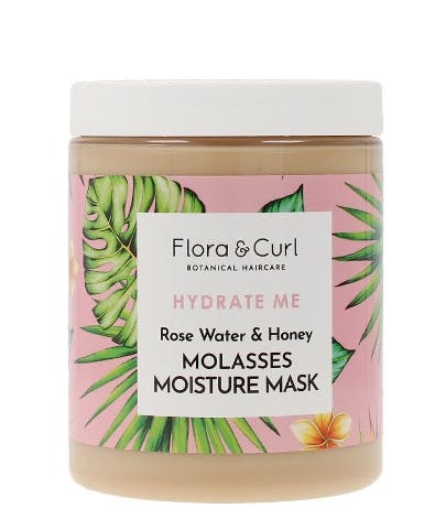 Flora & Curl Rose Water And Honey Molasses Moisture Mask 300 ml