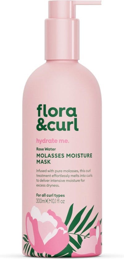 Flora & Curl Rose Water & Honey Molasses Moisture Mask 300 ml