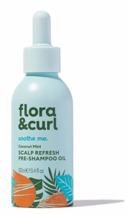 Flora & Curl Coconut Mint Scalp Refresh Pre-Shampoo Oil 50 ml