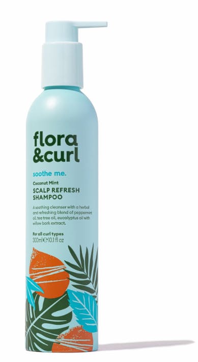 Flora & Curl Coconut Mint Scalp Refresh Shampoo 300 ml