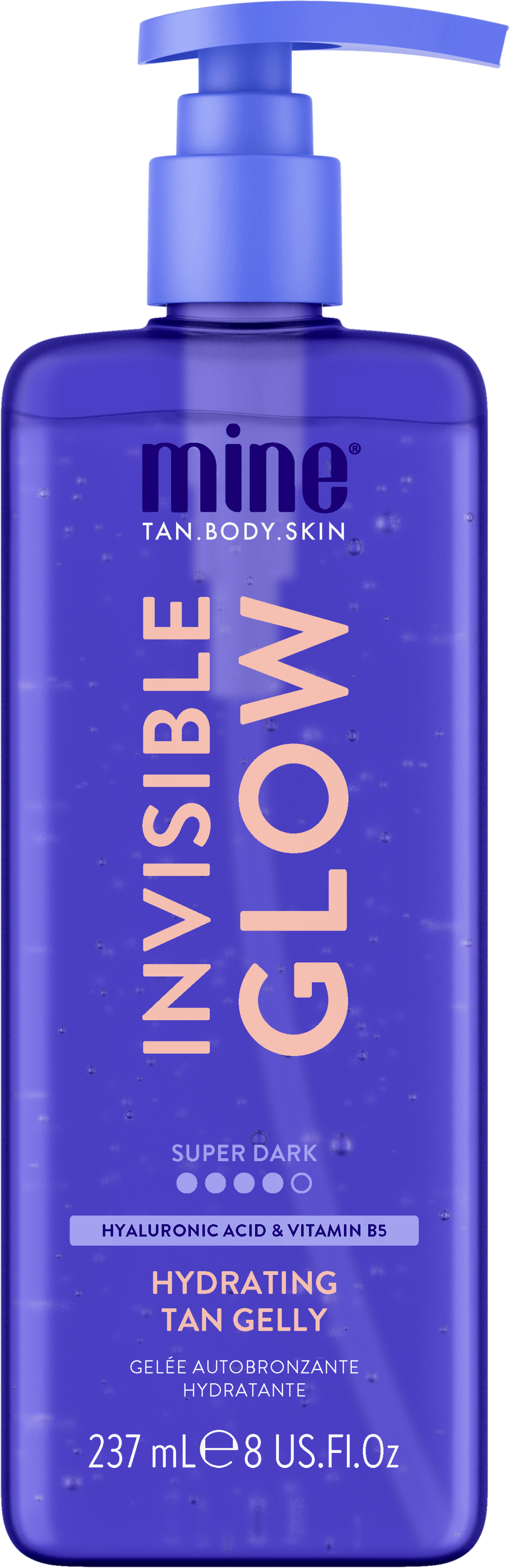 MineTan Invisible Glow Super Dark Hydrating Tan Gelly 237 ml