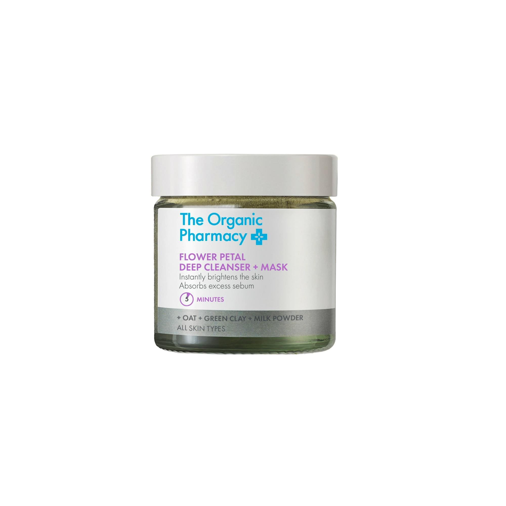 The Organic Pharmacy Flower Petal Deep Cleanser And Mask 40 ml