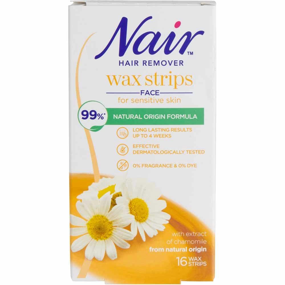 Nair Camomile Facial Wax Strips 16 st