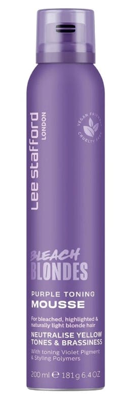 Lee Stafford Bleach Blondes Purple Toning Mousse 200 ml