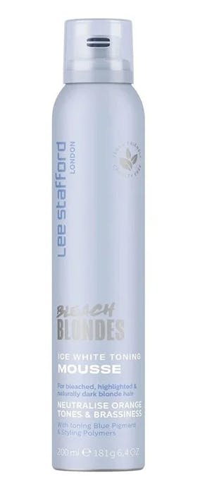 Lee Stafford Bleach Blondes Ice White Toning Mousse 200 ml