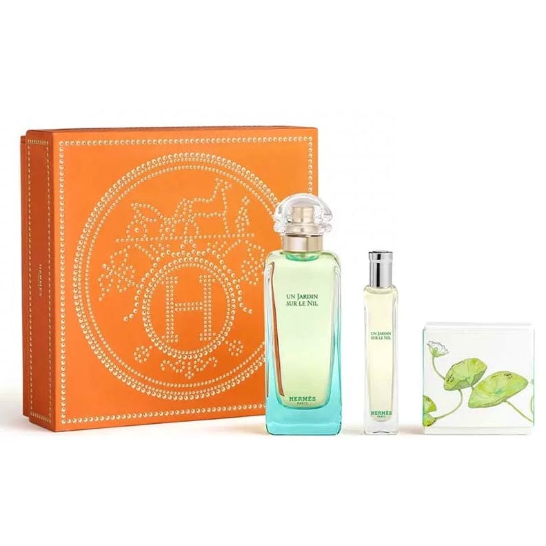Hermes Jardin Sur Le Nil Gift Set 100 ml + 15 ml + 50 g