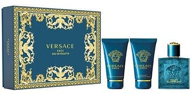 Versace Eros Pour Homme EDT Gift Set 50 ml + 50 ml + 50 ml