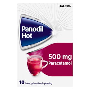 Panodil Hot Pulver 500 mg 10 stk
