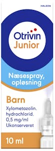 Otrivin Junior Næsespray 0,5 mg 10 ml
