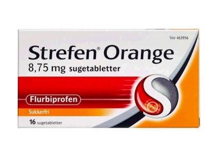Strefen Orange Sugetabletter 8,75 mg 16 stk