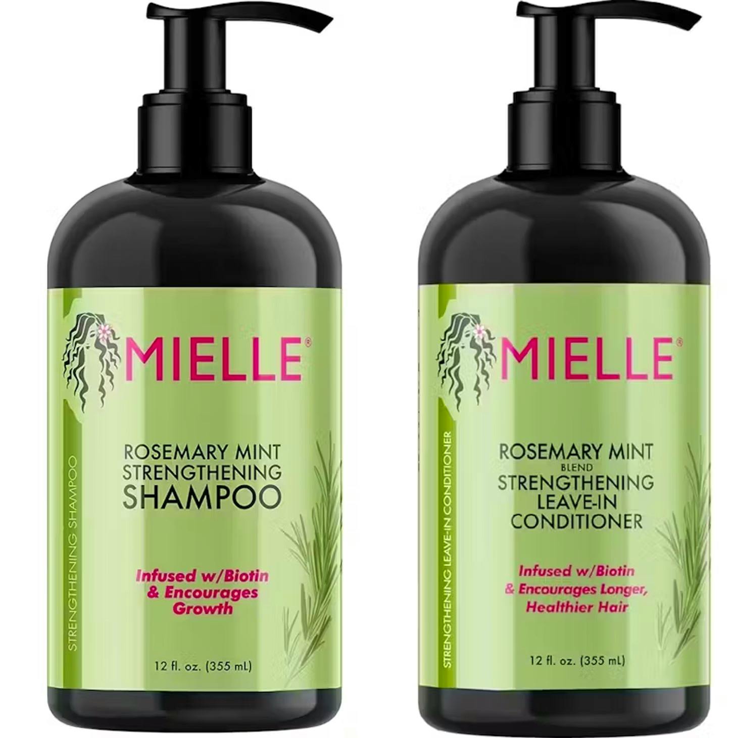 Mielle Rosemary Mint Shampoo & Leave-In Conditioner 355 ml + 355 ml