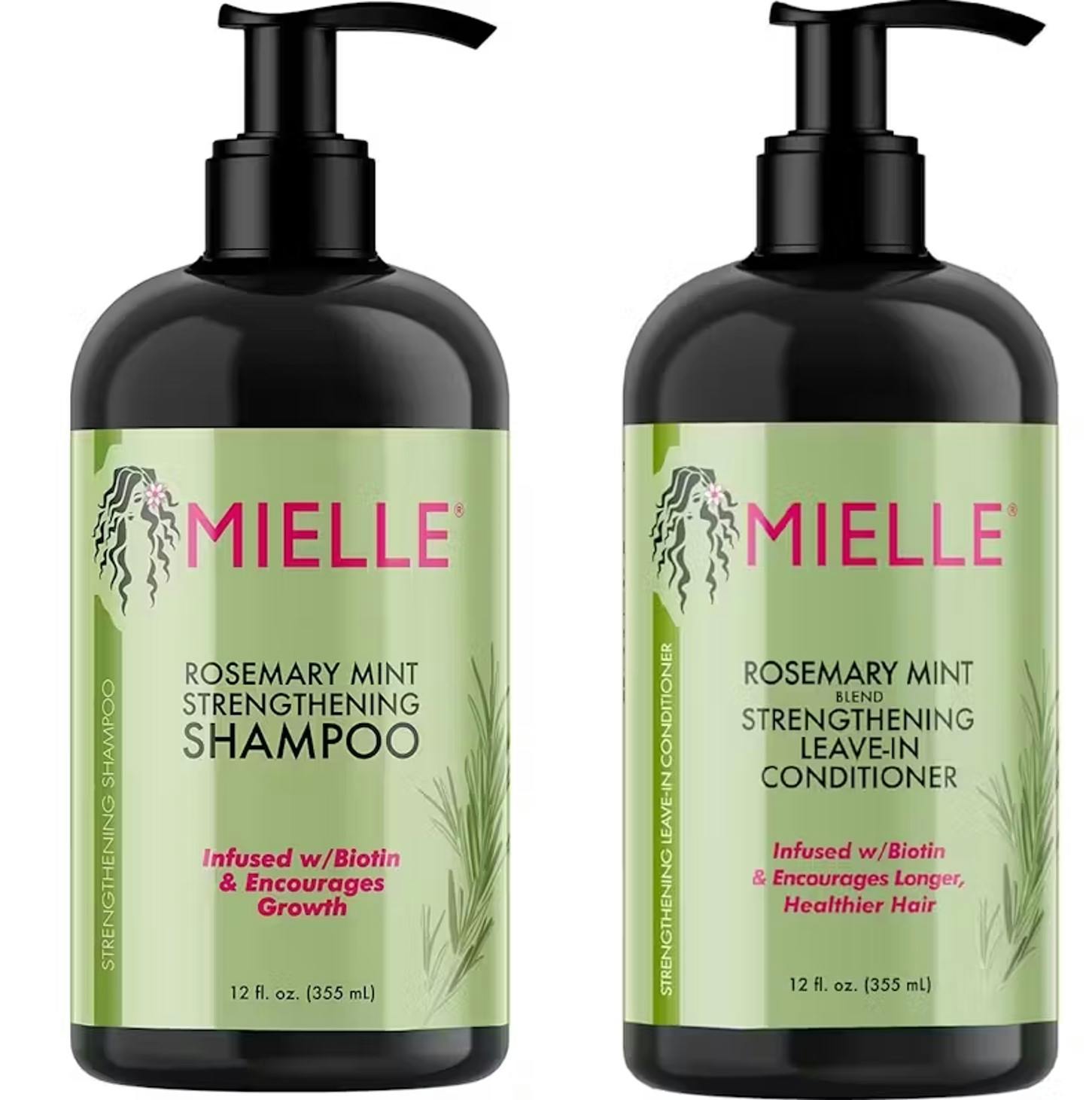 Mielle Rosemary Mint Shampoo & Leave-In Conditioner 355 ml + 355 ml