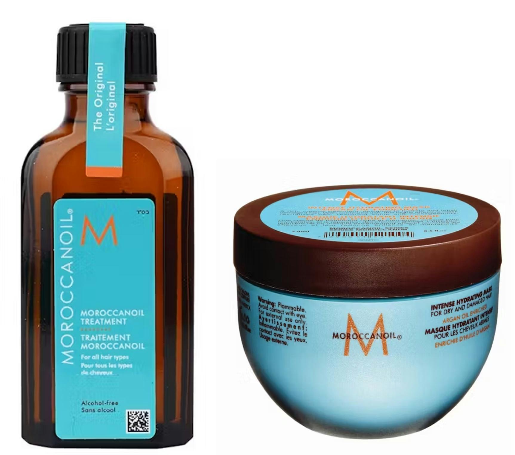 Moroccanoil Oil Treatment + Intense Hydrating Mask 25 ml + 250 ml