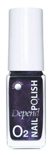 Depend Cosmetic | O2 Nail Polish | Nagellak | Donker Paars | kleurnr. 787 | 5ml