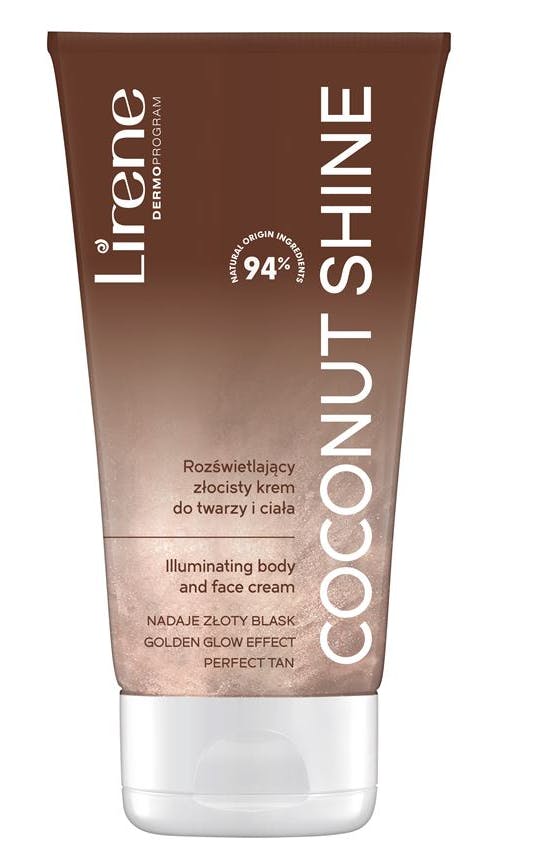 Lirene Self Tanning Illuminating Body Cream Coconut Shine 150 ml