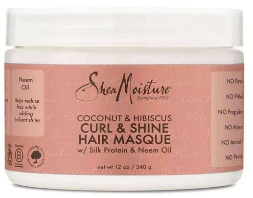 Shea Moisture Coconut & Hibiscus Curl & Shine Hair Mask 340 g