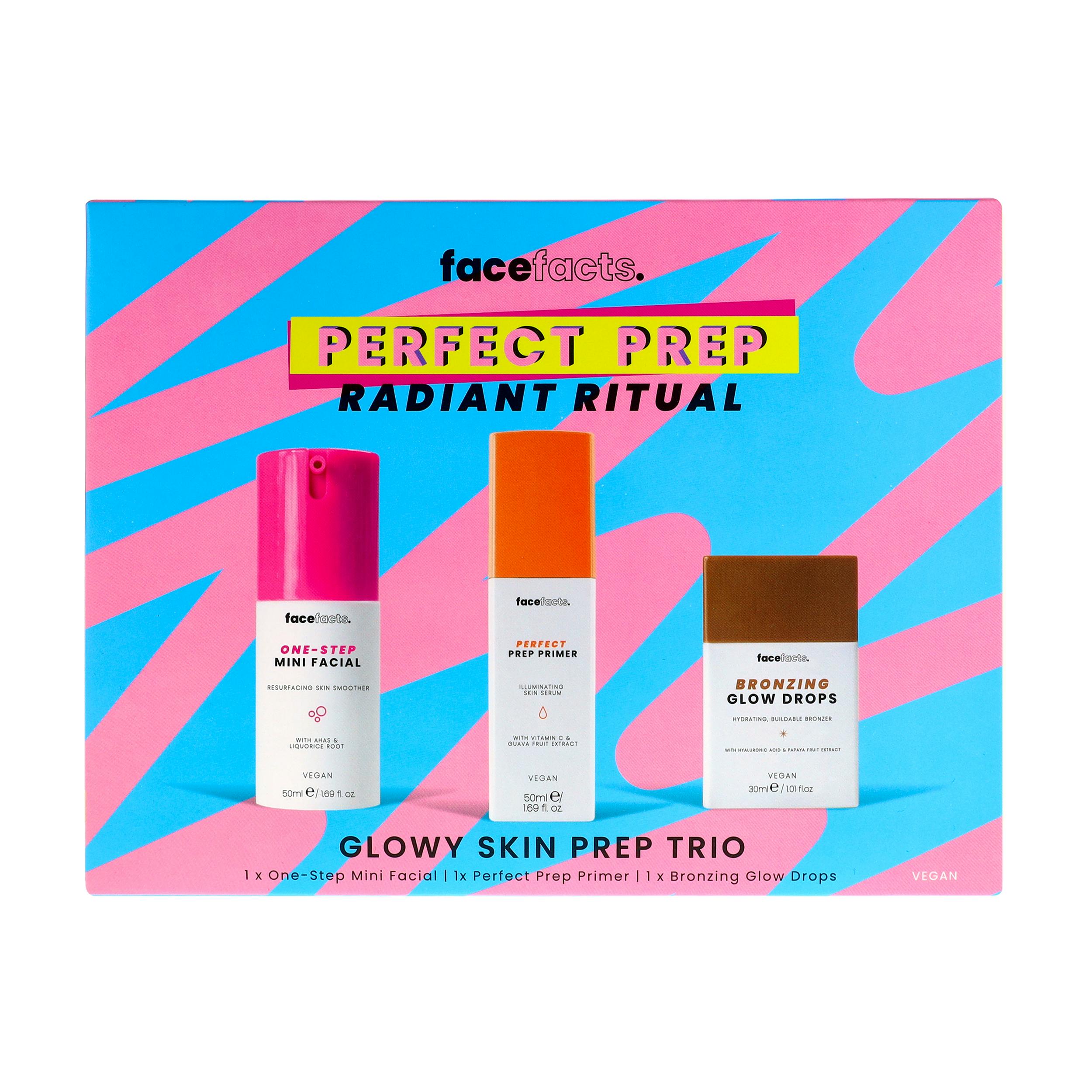 Face Facts Perfect Prep Radiant Ritual Gift Set 50 ml + 50 ml + 30 ml