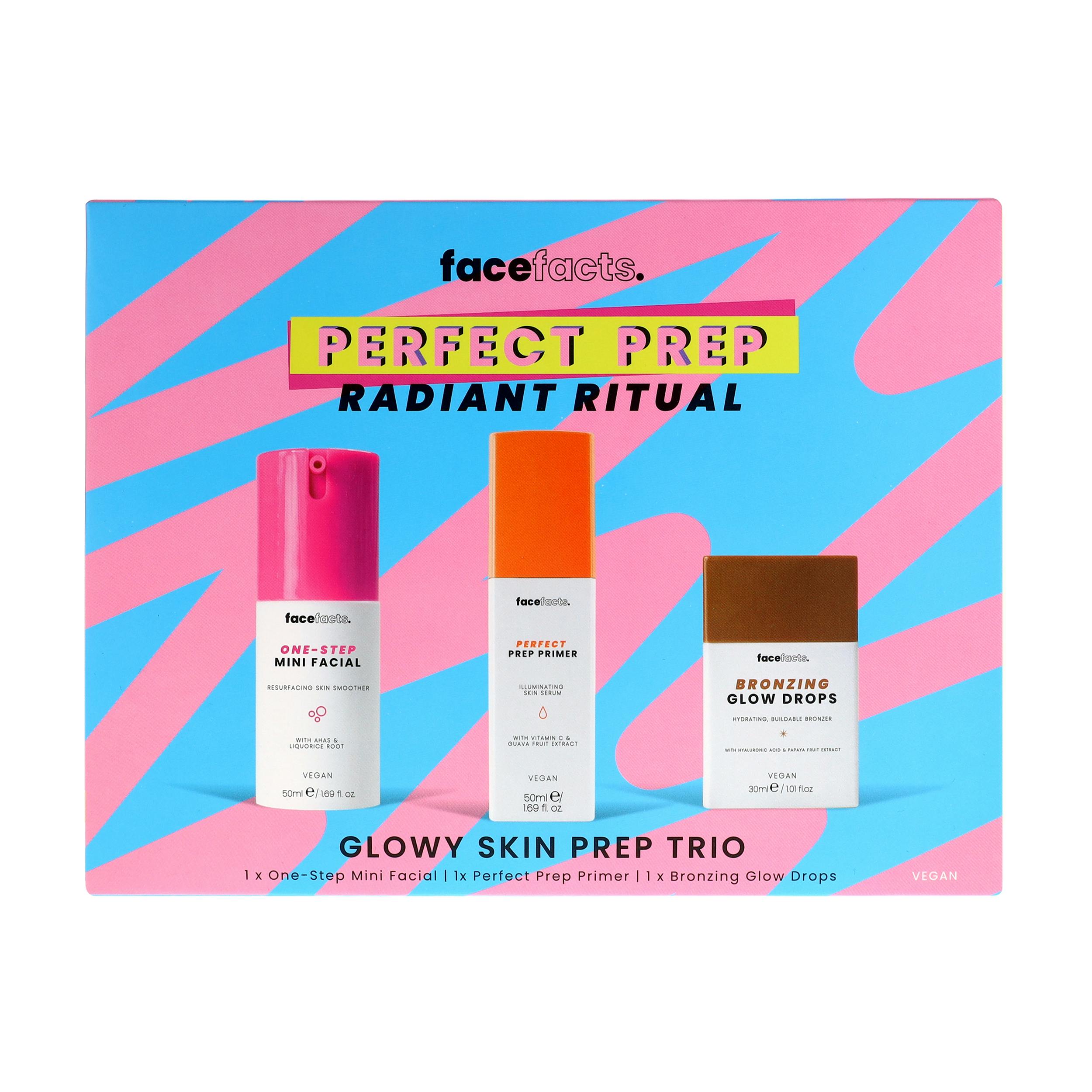 Face Facts Perfect Prep Radiant Ritual Gift Set 50 ml + 50 ml + 30 ml