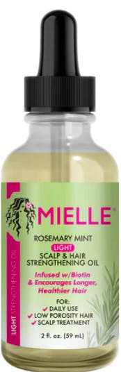 Mielle Rosemary Mint Scalp & Hair Strengthening Oil Light 59 ml