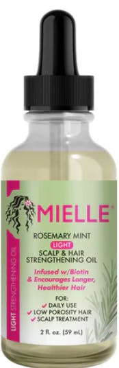 Mielle Rosemary Mint Scalp & Hair Strengthening Oil Light 59 ml