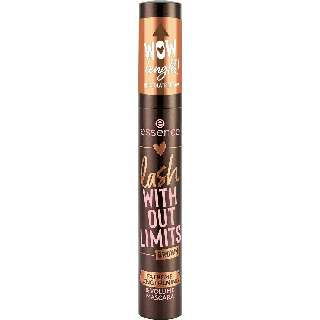 Essence Mascara Love It A Choco' Lot! Lash Without Limits Extreme Lengthening & Volume 01 Brown 13 ml