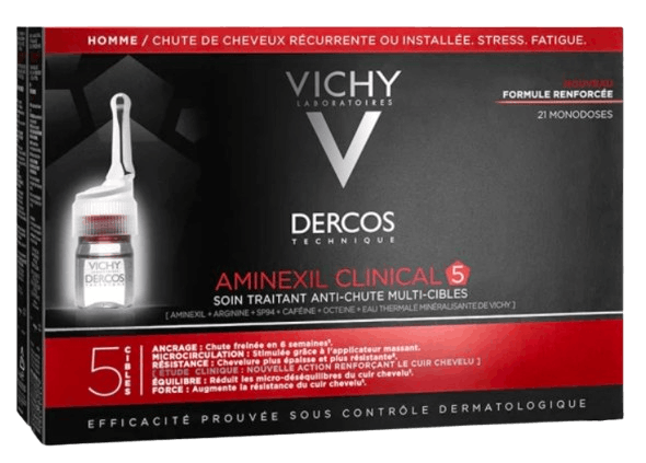 Vichy Dercos Aminexil Clinical 5 Anti-Hair Loss Treatment 21 x 6 ml
