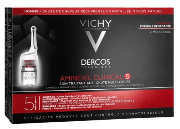 Vichy Dercos Aminexil Clinical 5 Anti-Hair Loss Treatment 21 x 6 ml