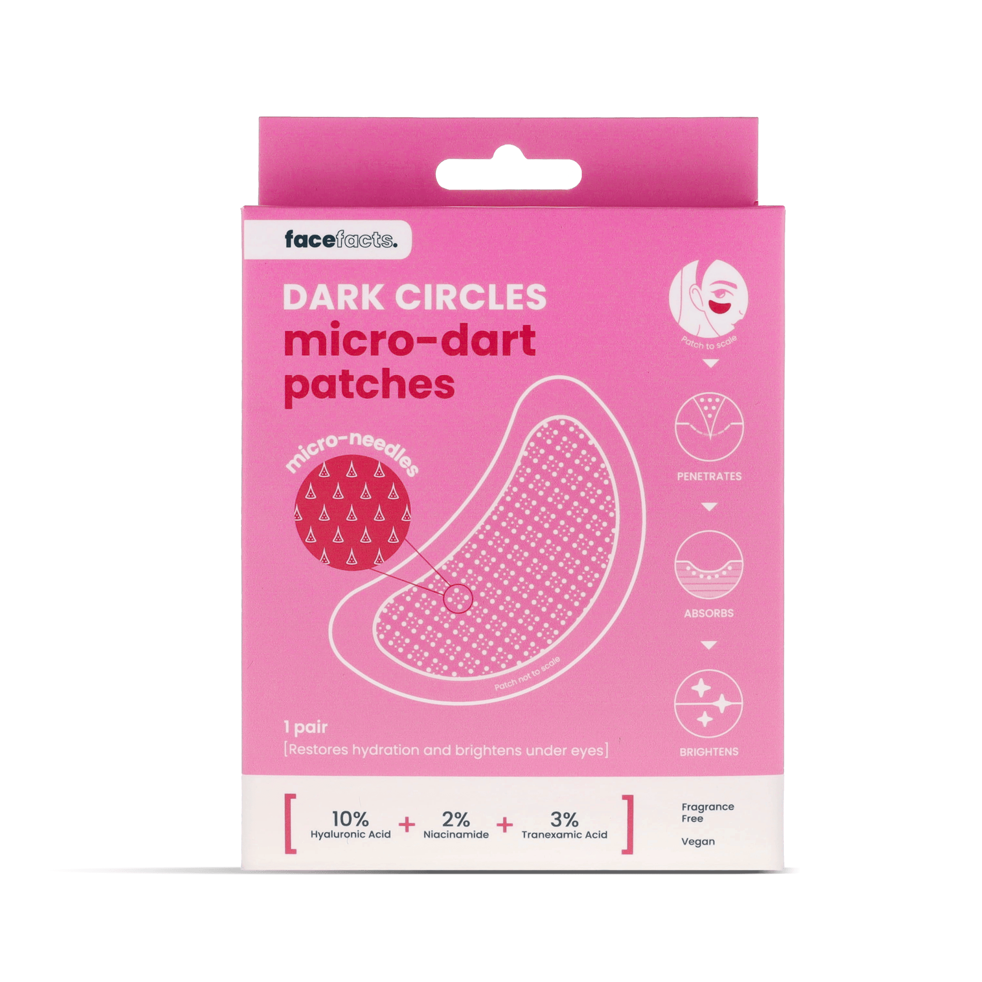 Face Facts Dark Circles Micro-Dart Patches 1 st