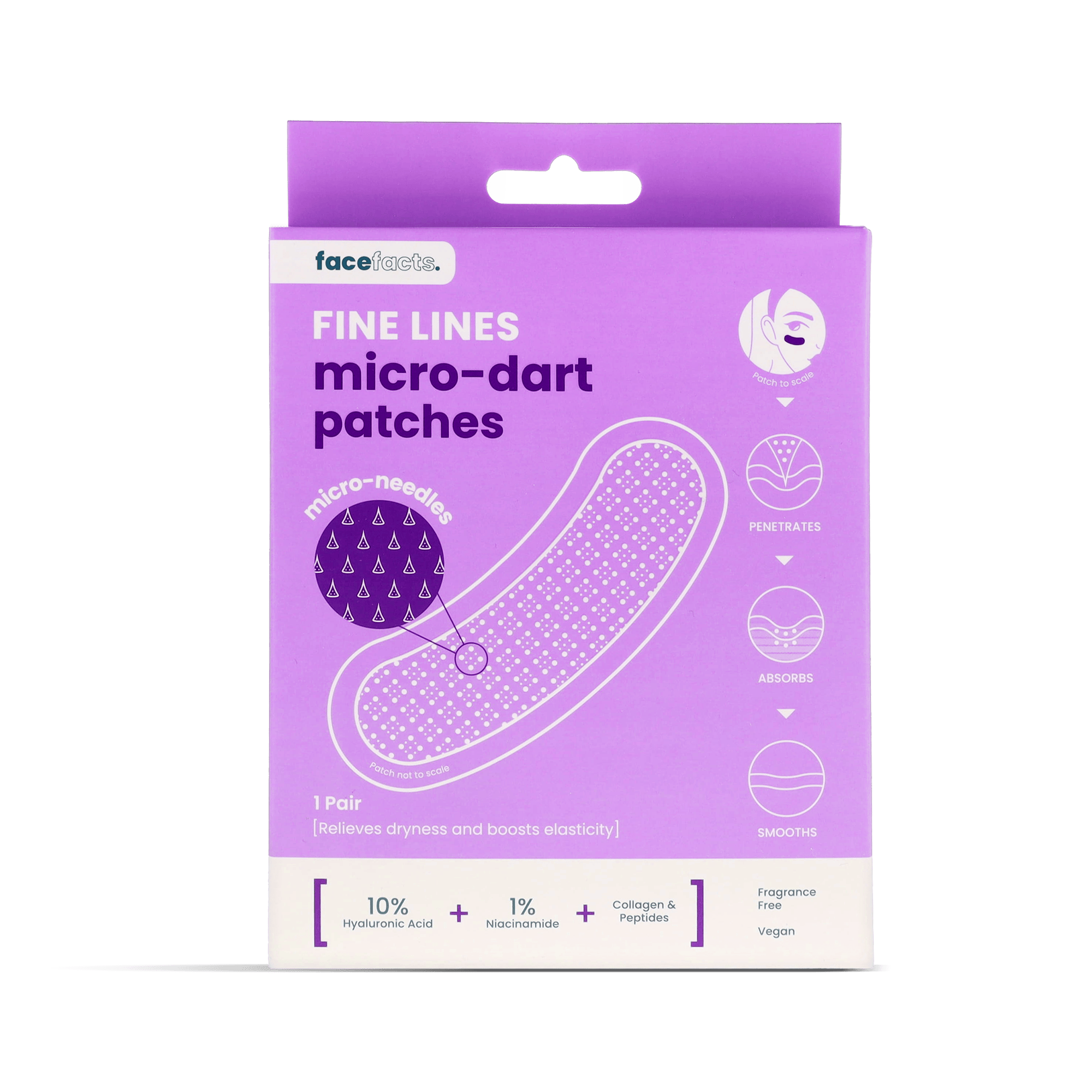 Face Facts Fine Lines Micro-Dart Patches 1 par