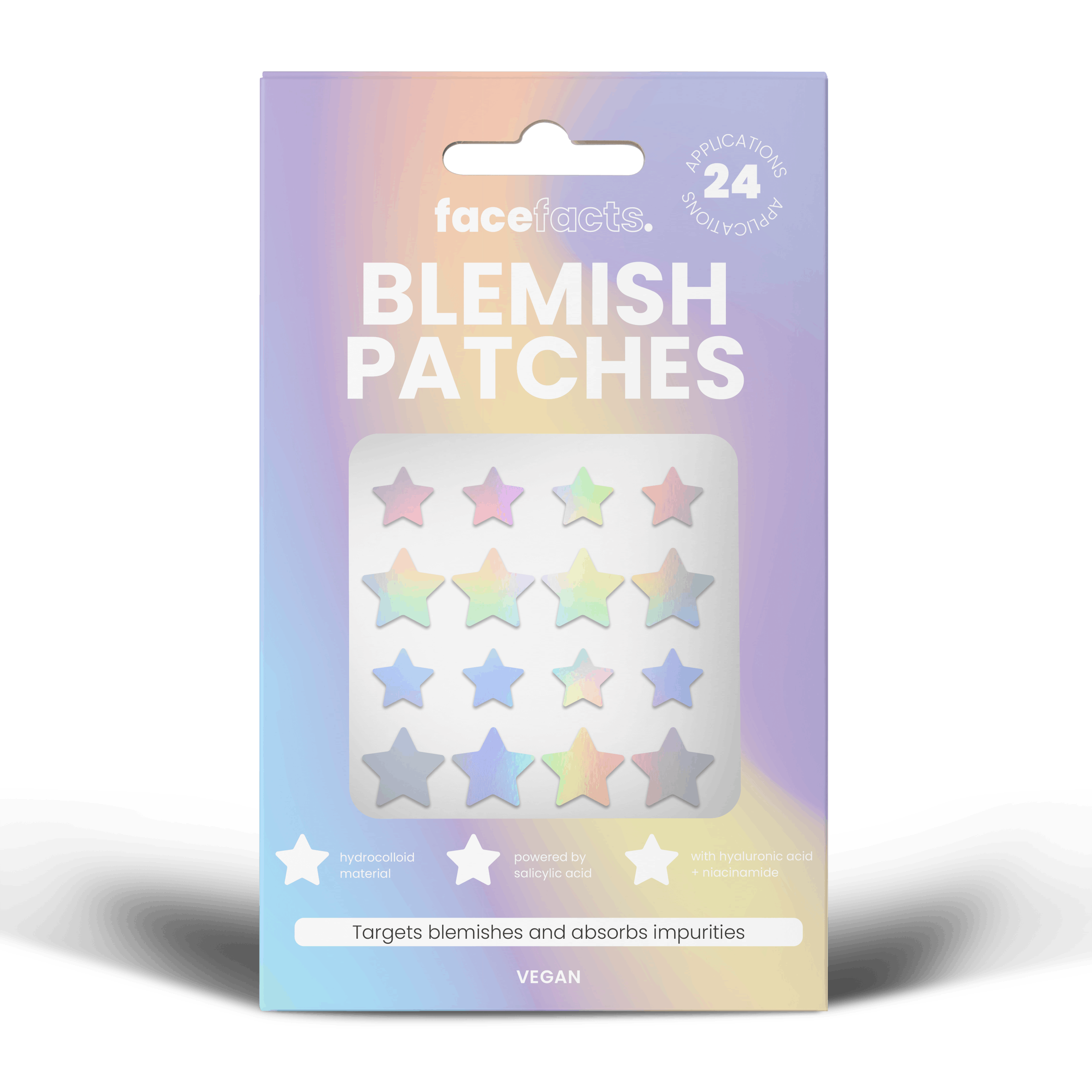 Face Facts Blemish Patches Holographic Stars 24 st