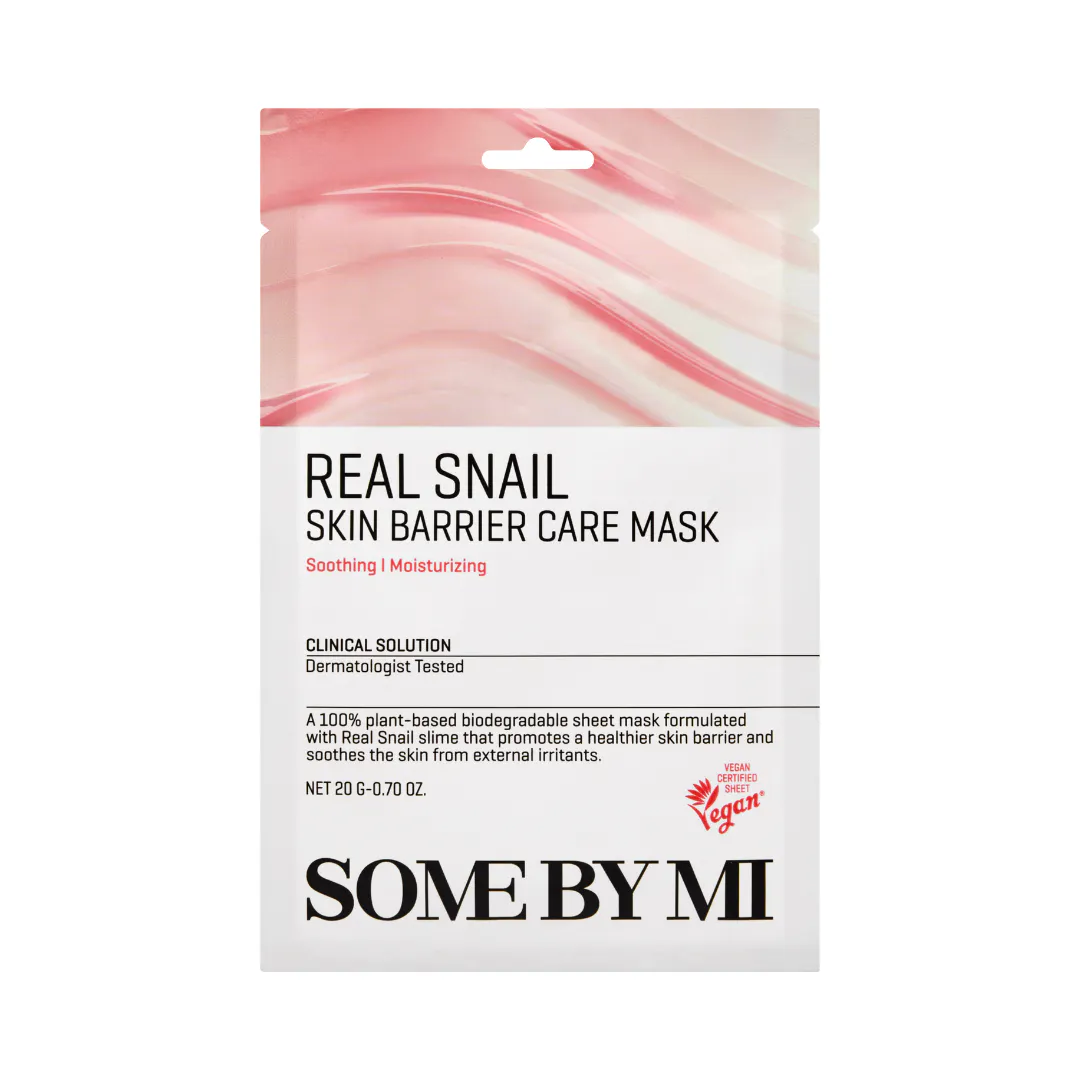 Some By Mi Real Snail Skin Barrier Care Mask 1 pcs