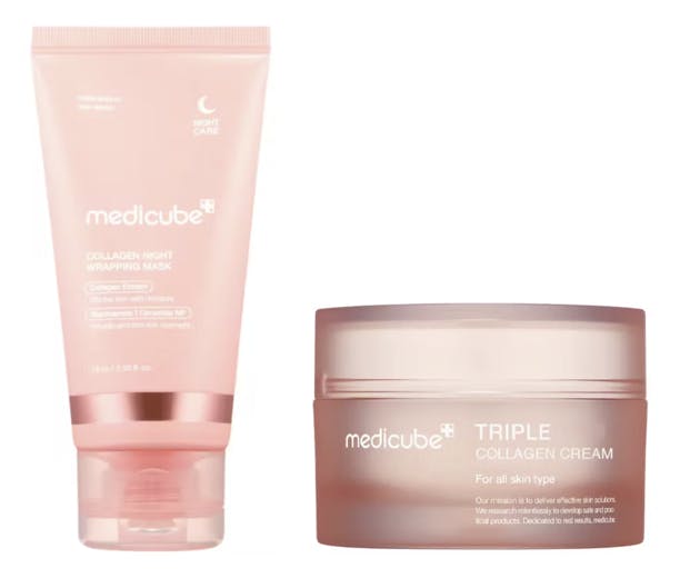 Medicube Triple Collagen Cream 4.0 & Collagen Night Wrapping Mask 50 ml + 75 ml