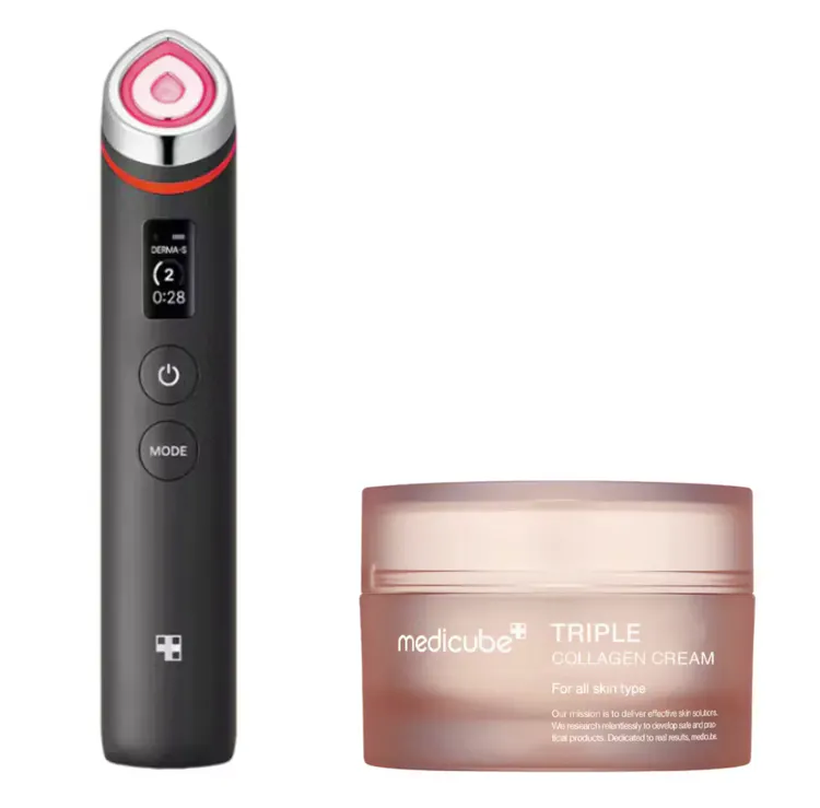 Medicube Age-R Booster Pro & Triple Collagen Cream 4.0 1 pcs + 50 ml