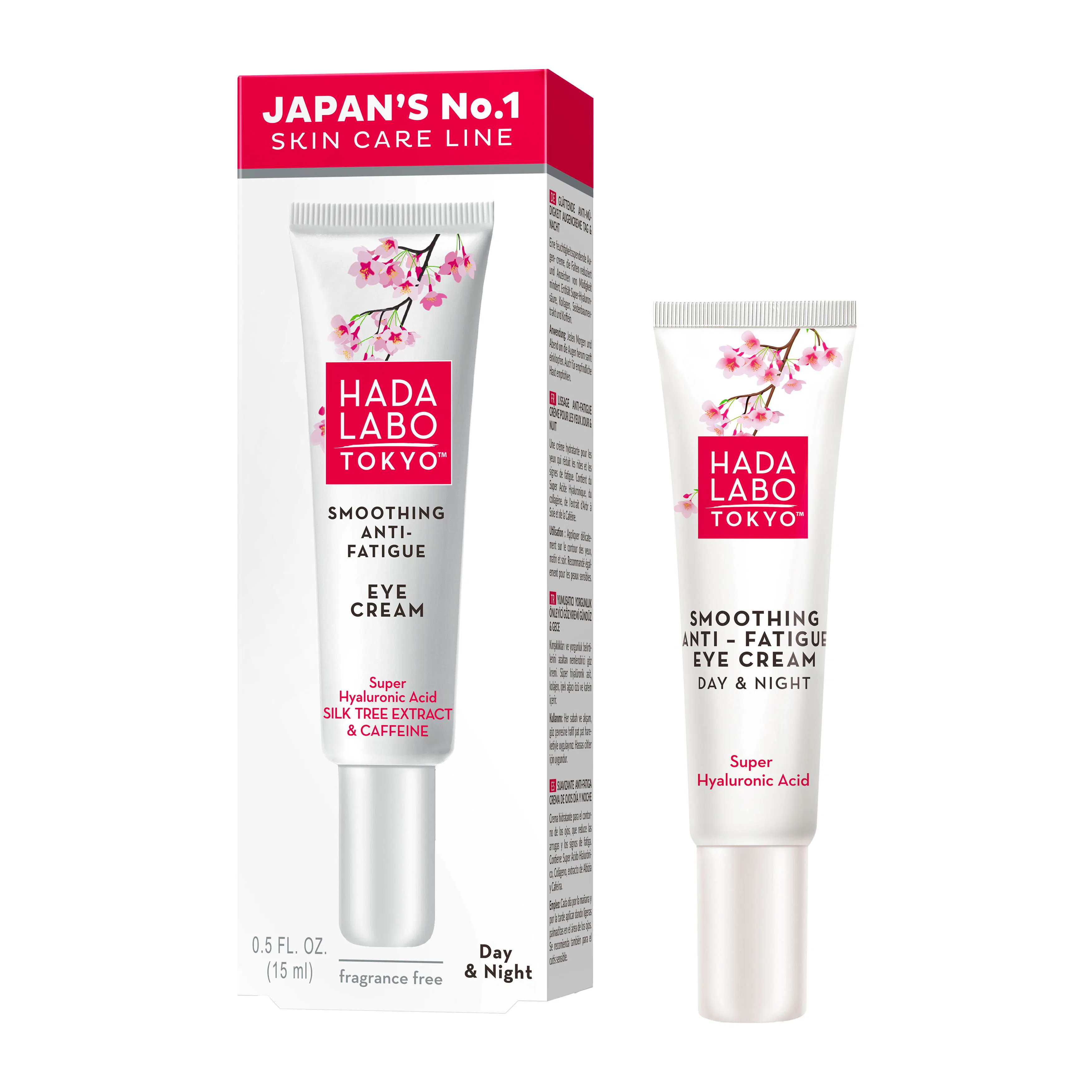 HADA LABO Smoothing Anti-Fatigue Eye Cream 15 ml