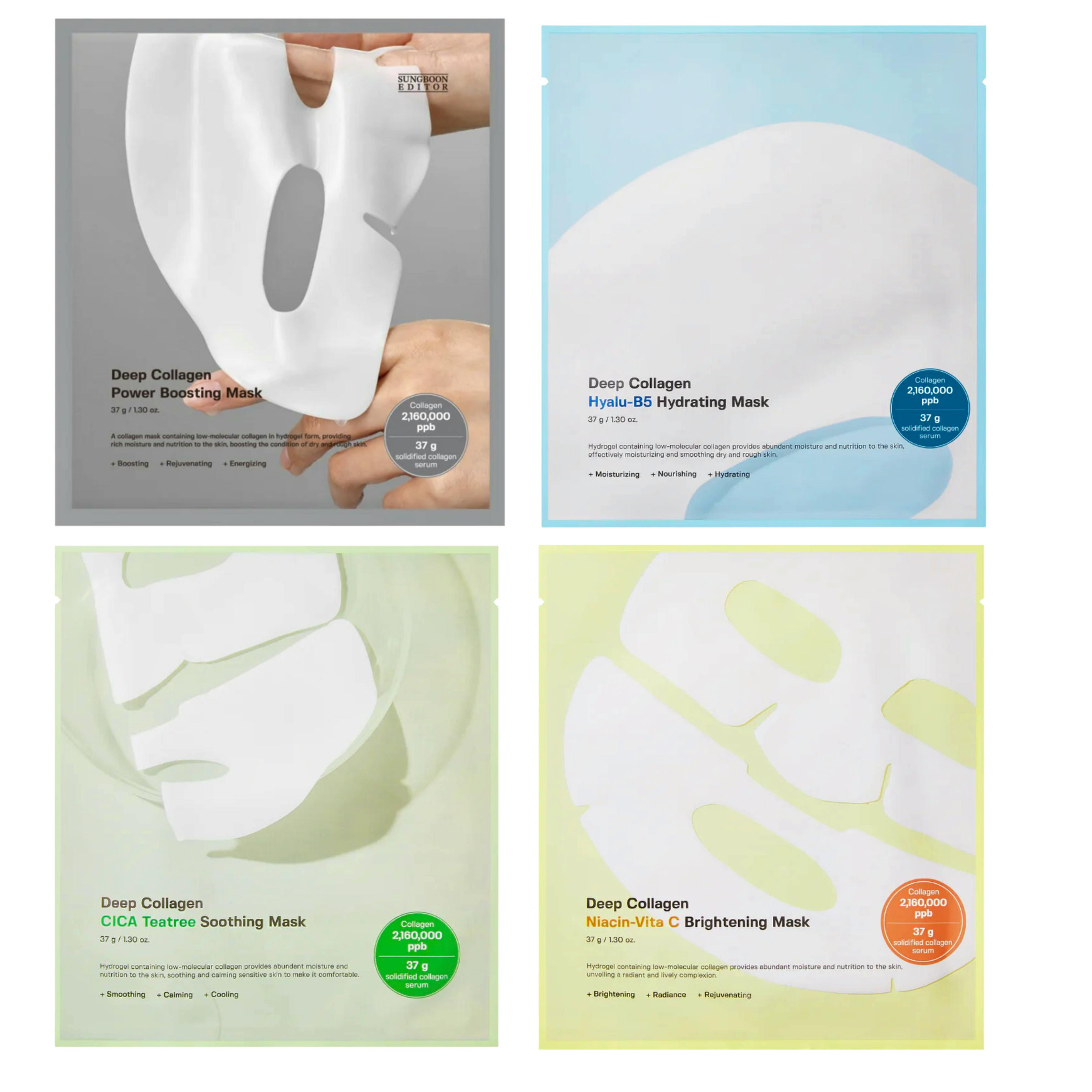 Sungboon Editor Deep Collagen Masks Bundle 