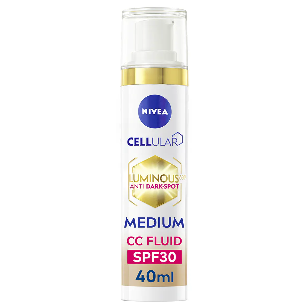 NIVEA Luminous CC Fluid SPF30 Medium 40 ml