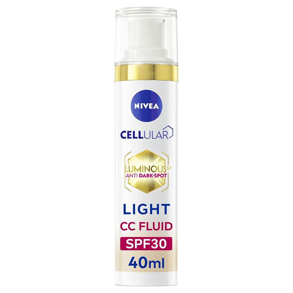 NIVEA Luminous CC Fluid SPF30 Light 40 ml