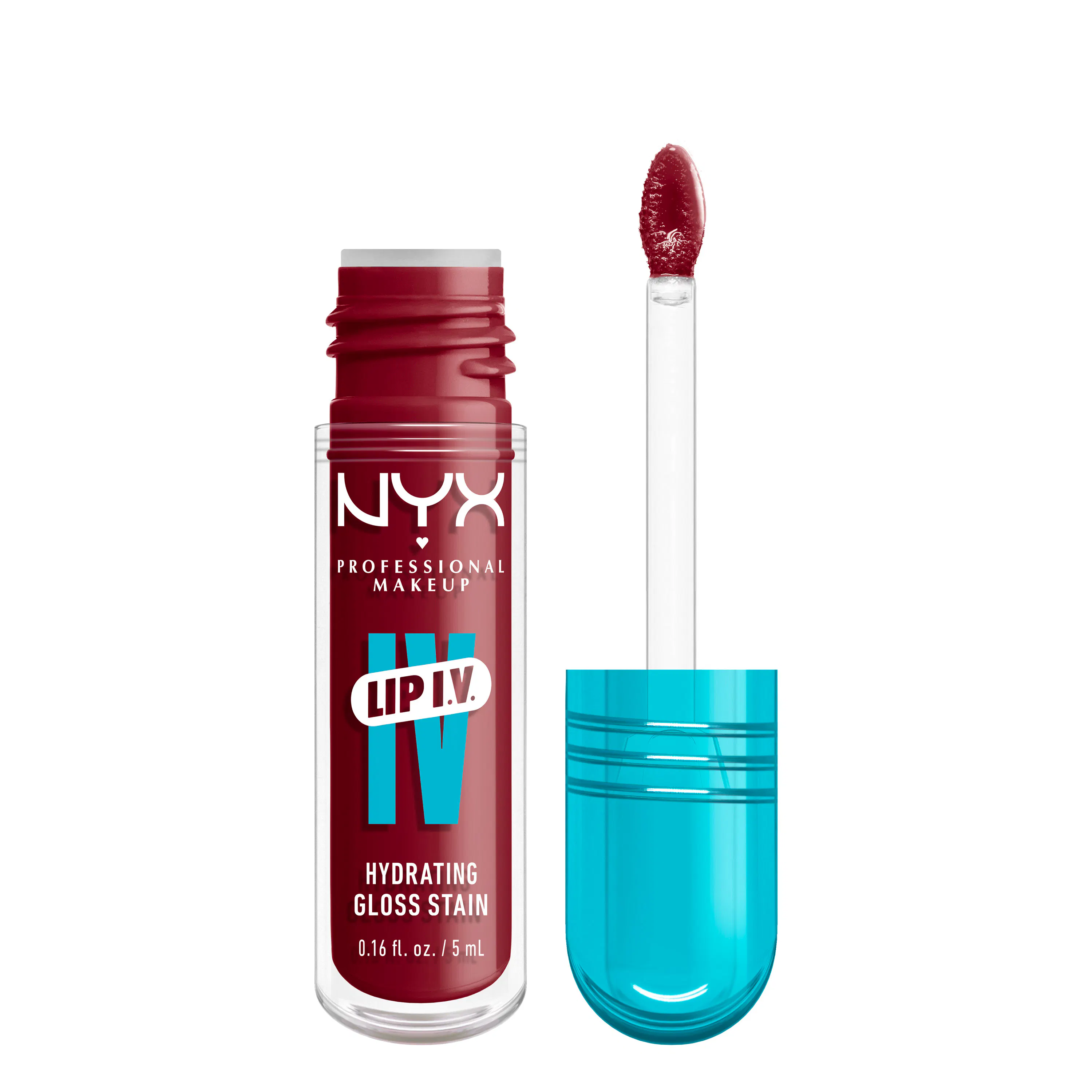 NYX Professional Make-Up Lip I.V. Hydrating Gloss Stain Blush Rush 5 ml