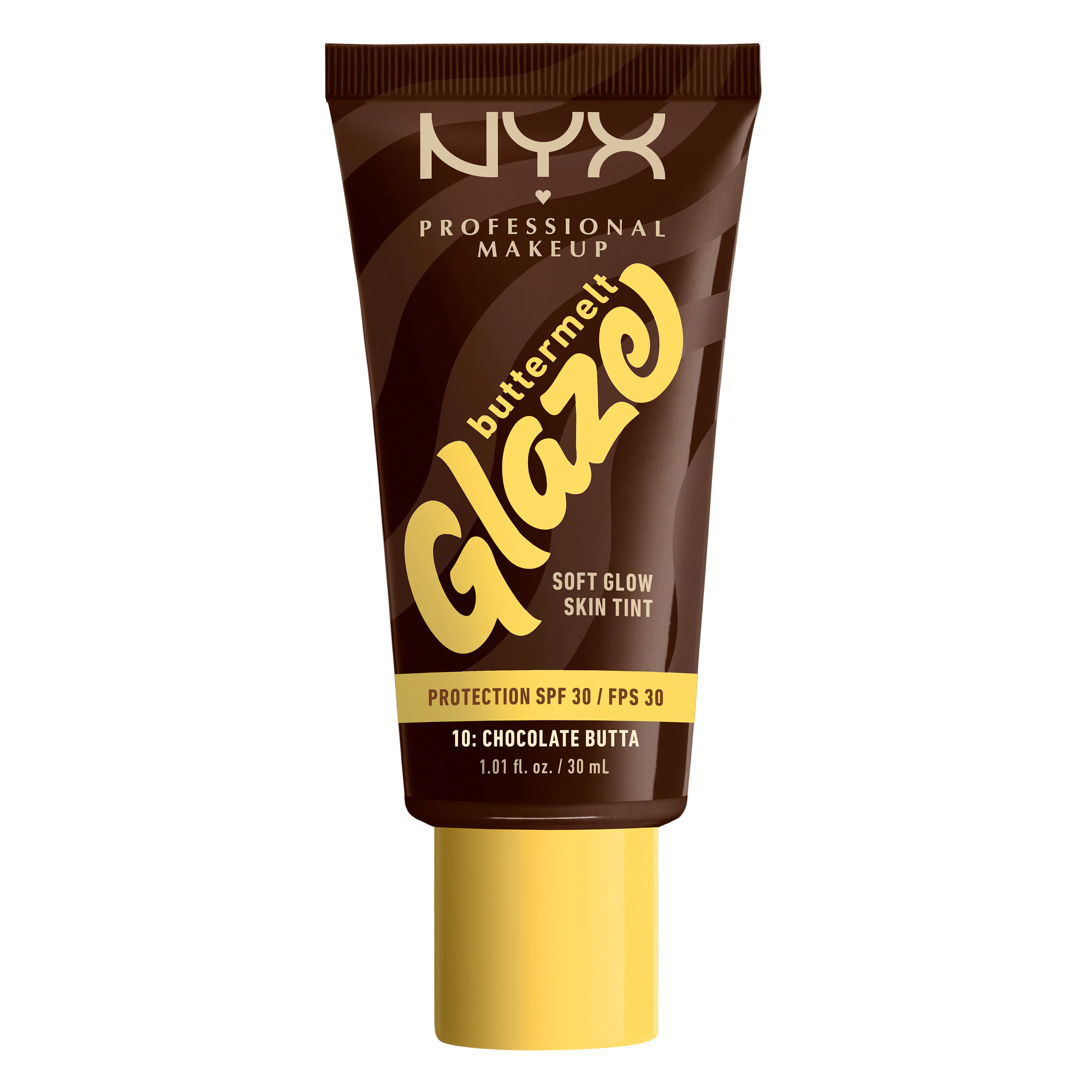 NYX Professional Make-Up Buttermelt Glaze SPF30 Foundation Chocolate Butta 30 ml
