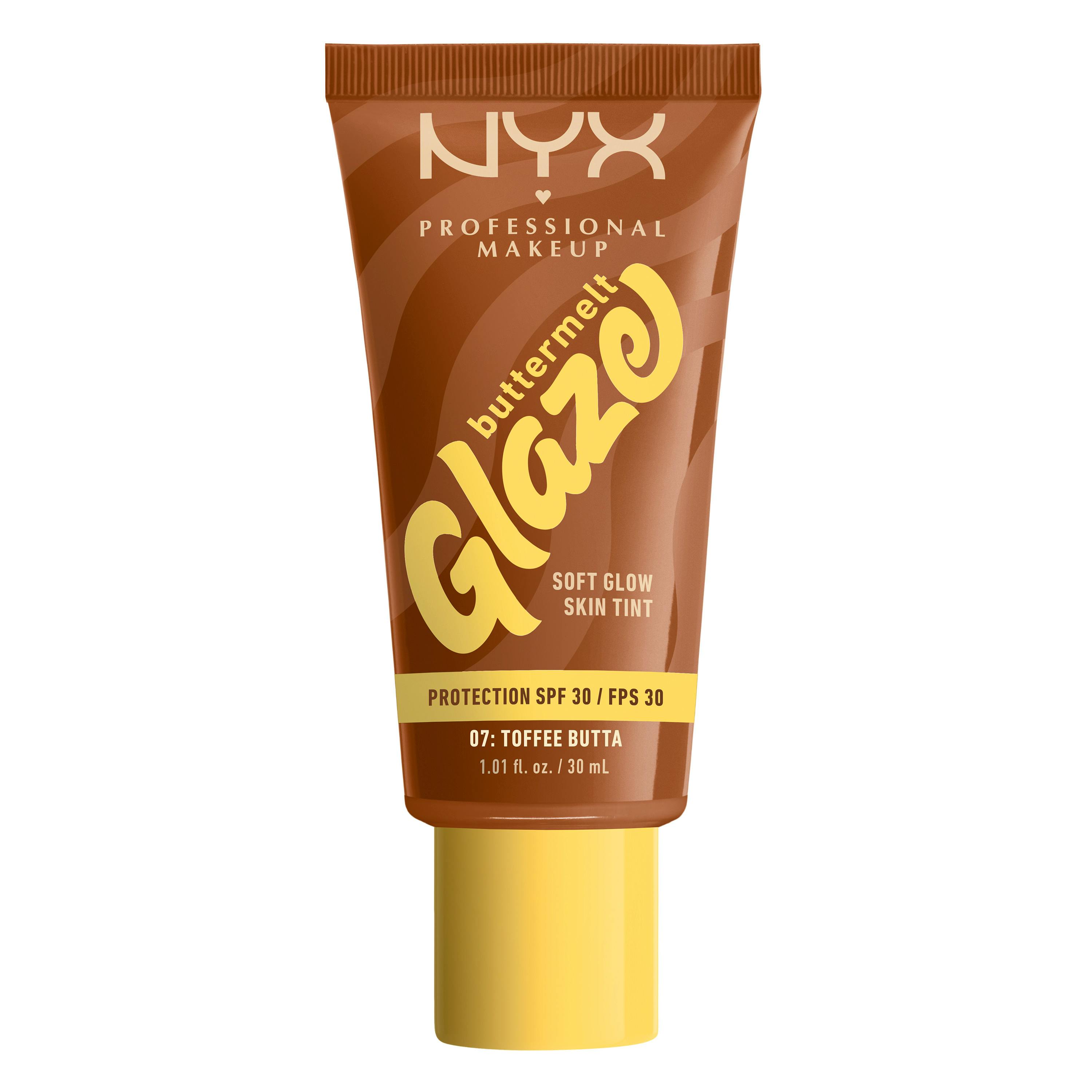 NYX Professional Make-Up Buttermelt Glaze SPF30 Foundation Toffee Butta 30 ml