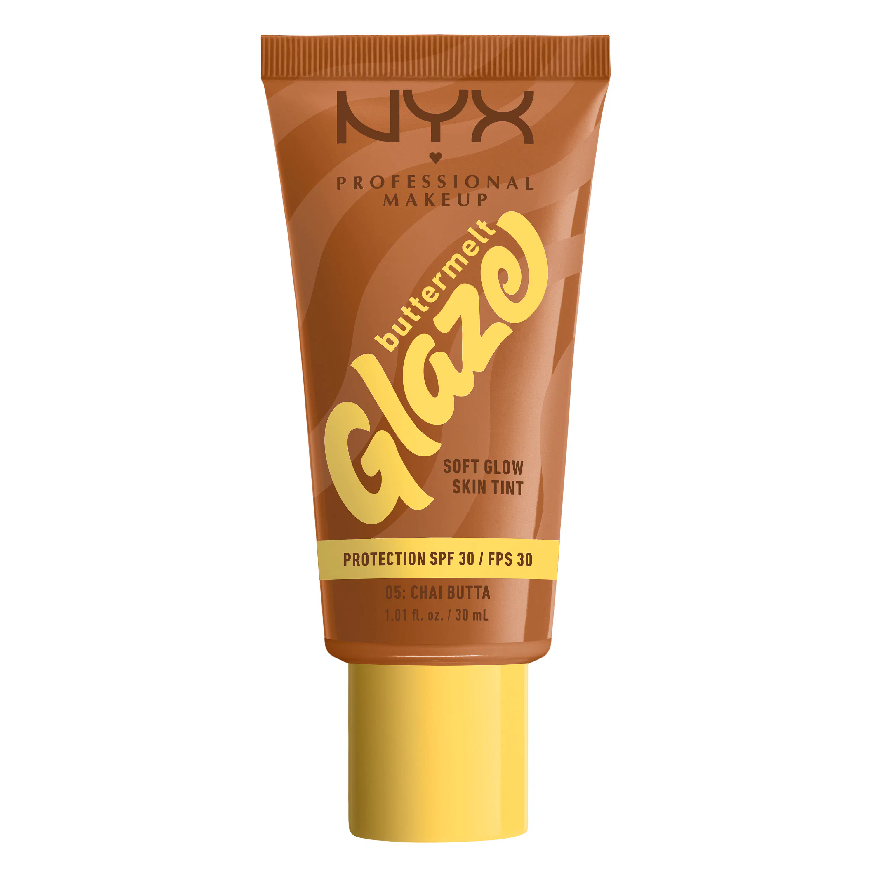 NYX Professional Make-Up Buttermelt Glaze SPF30 Foundation Chai Butta 30 ml