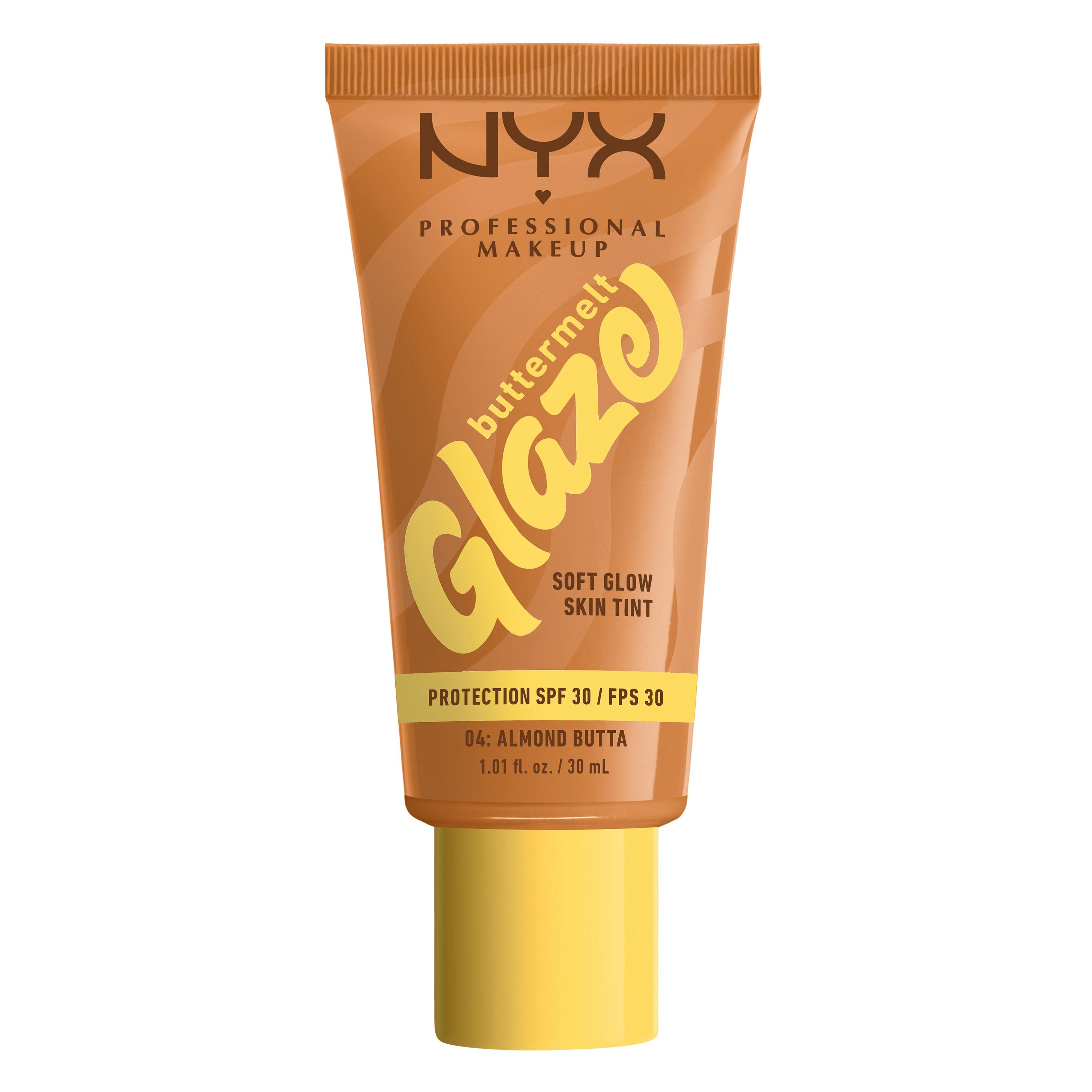 NYX Professional Make-Up Buttermelt Glaze SPF30 Foundation Almond Butta 30 ml