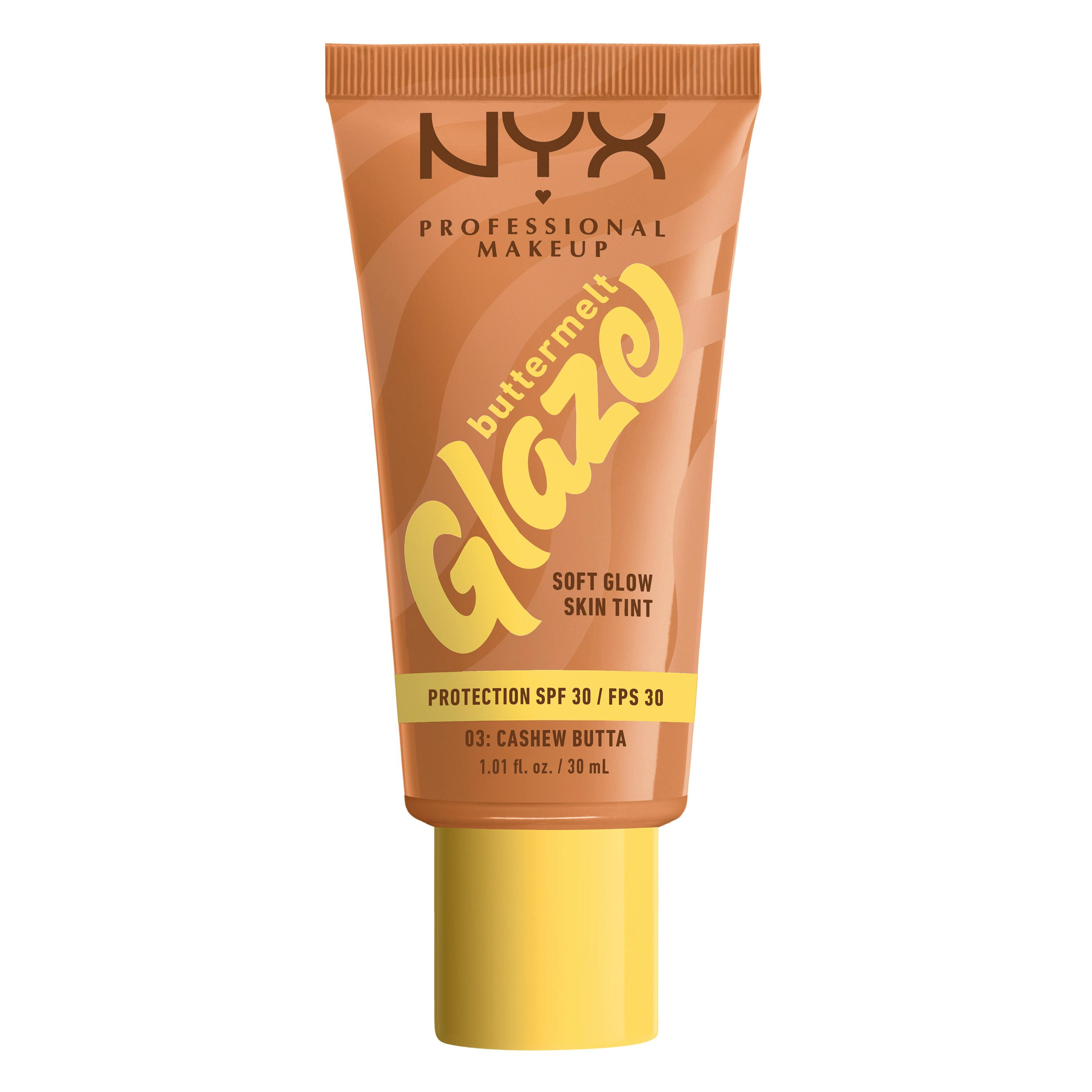NYX Professional Make-Up Buttermelt Glaze SPF30 Foundation Cashew Butta 30 ml