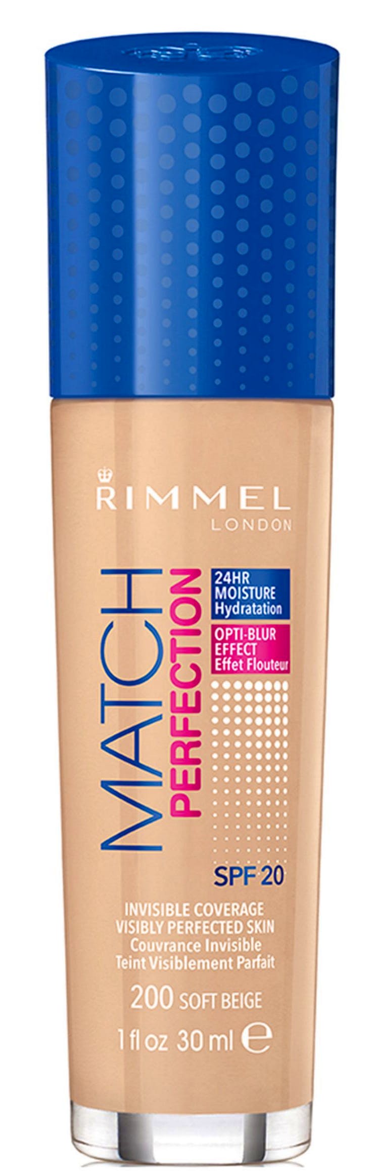 Rimmel Match Perfection Foundation 200 Soft Beige 30 ml