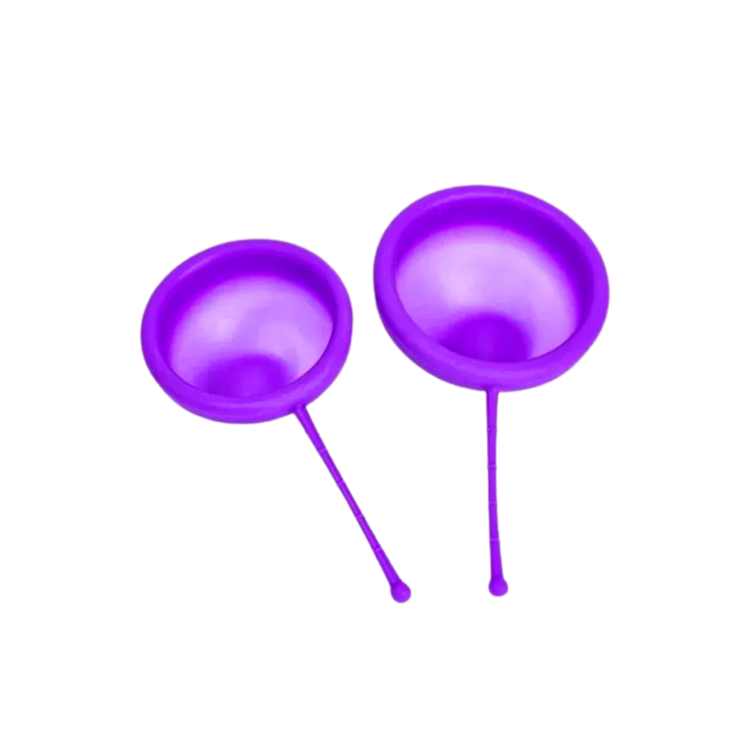 HeartCup Menstrual Cup Disc Bundle Purple 2 pcs