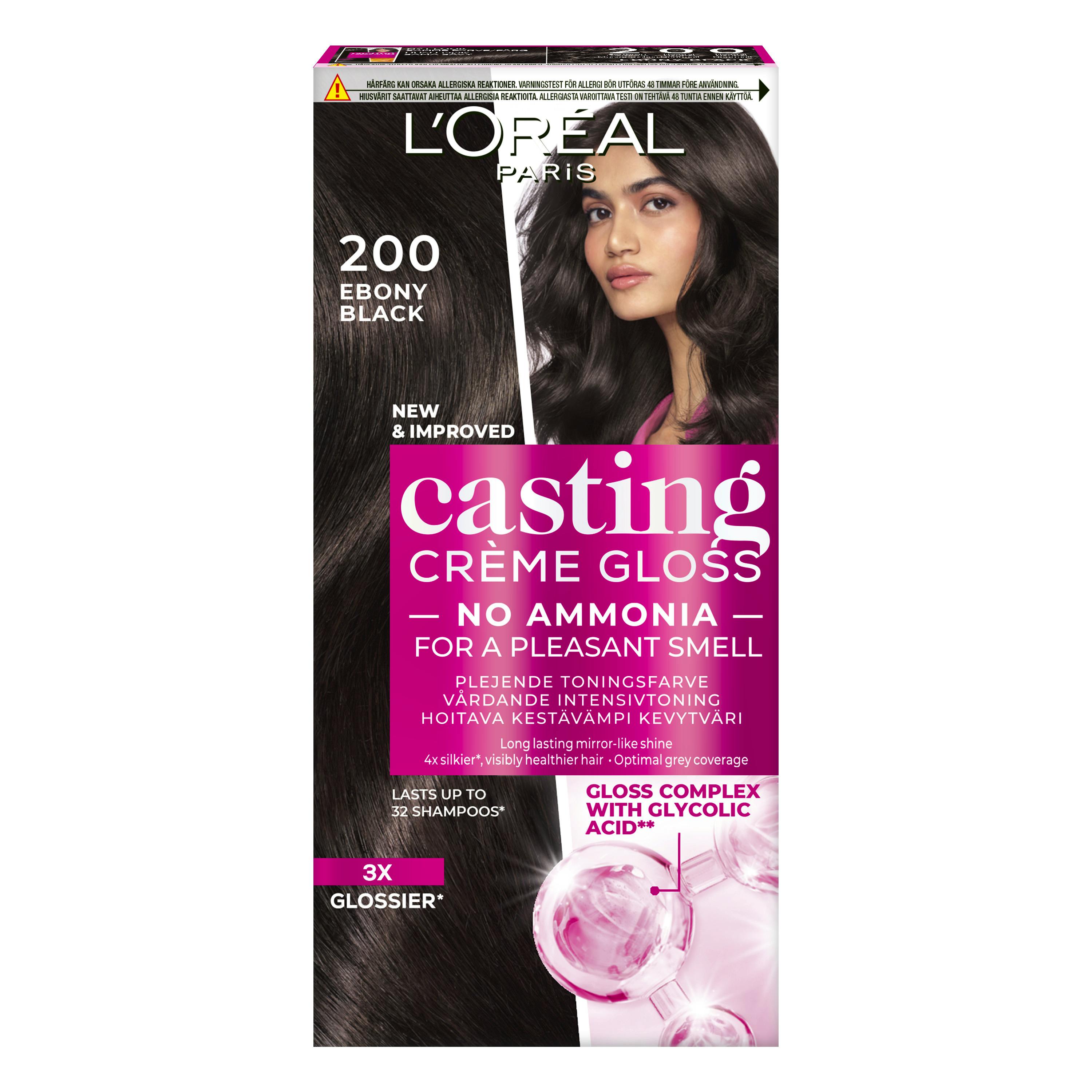 L'Oréal Paris Casting Creme Gloss 200 Ebony Black 1 stk