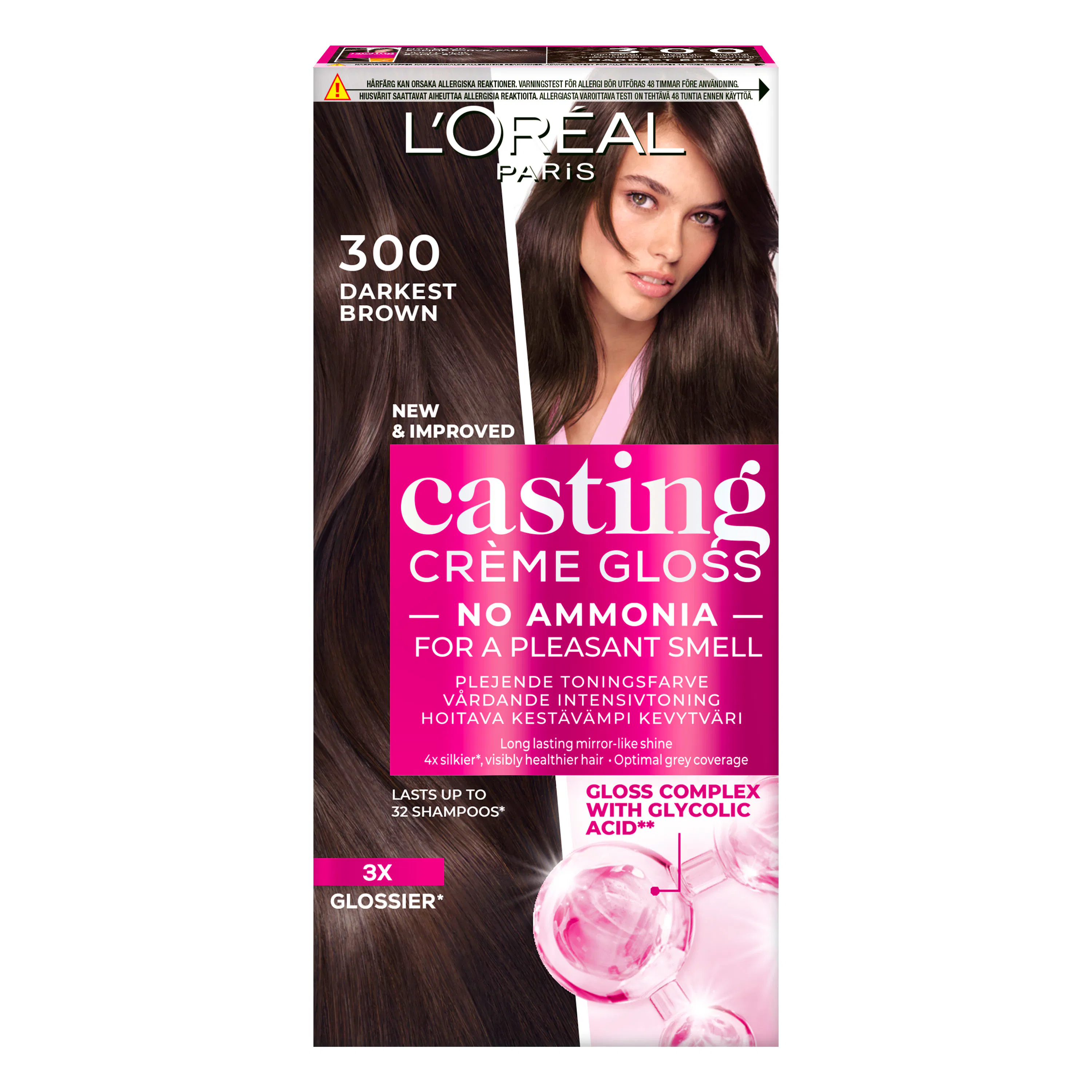 L'Oréal Paris Casting Creme Gloss 300 Darkest Brown 1 pcs