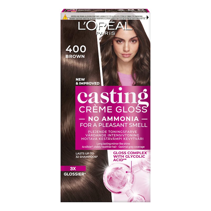 L'Oréal Paris Casting Creme Gloss 400 Espresso Dark Brown 180 ml