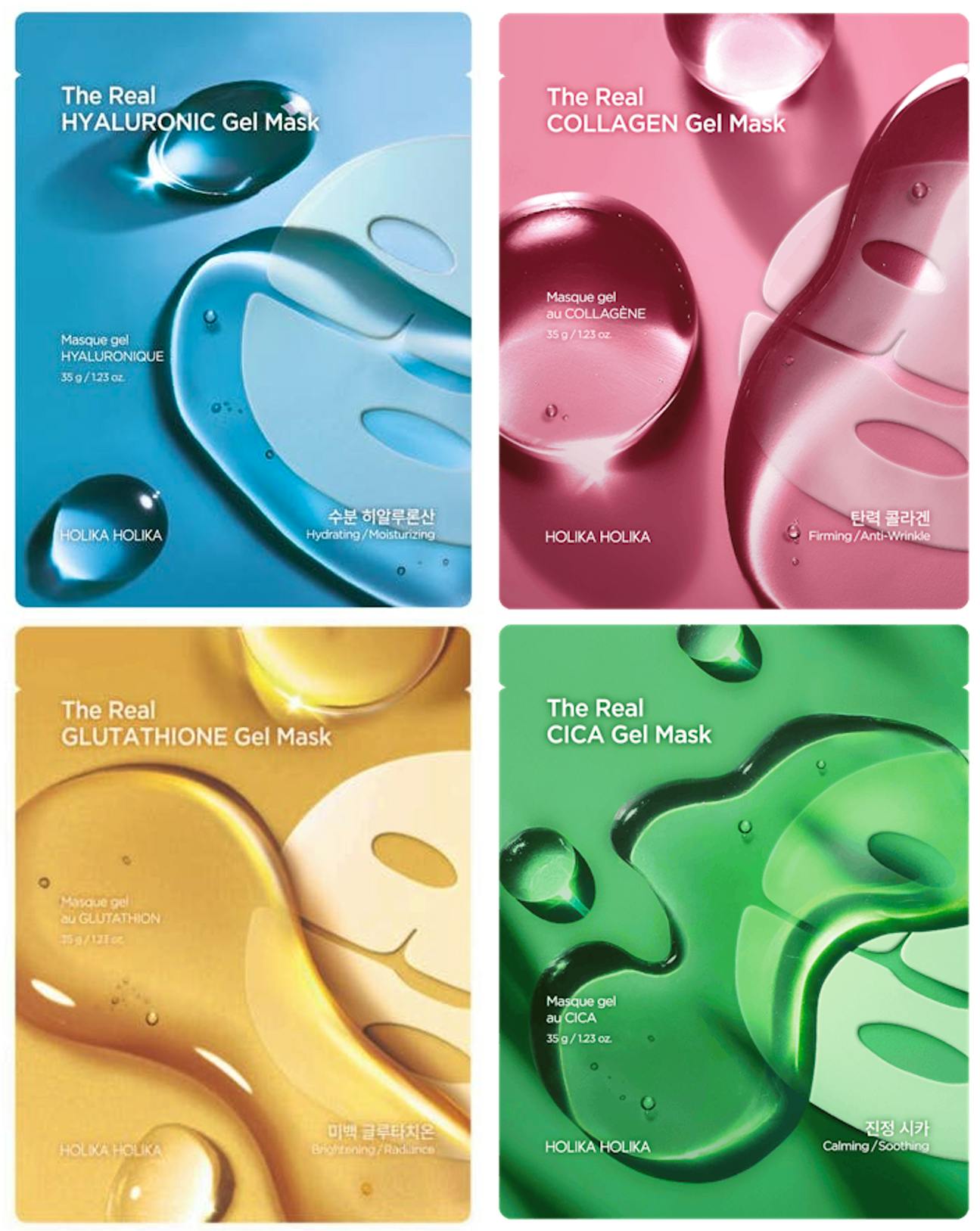 Holika Holika The Real Masks 4 kpl